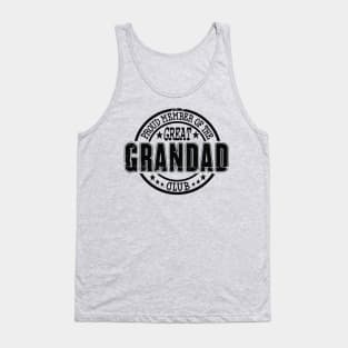 Proud Member of the Great Grandad Club Tank Top